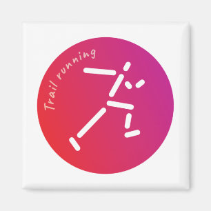 Trail Running, Cross-Country running Magnet