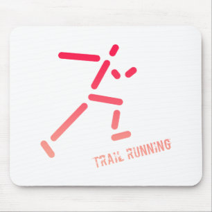 Trail Running, Cross-Country running Mouse Pad