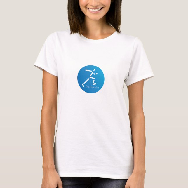Trail Running design T-Shirt (Front)