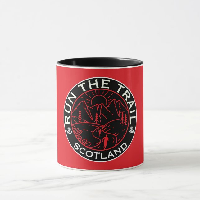 Trail Running Scotland Mug (Center)