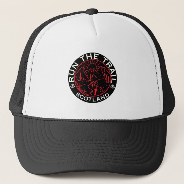 Trail Running Scotland Trucker Hat (Front)