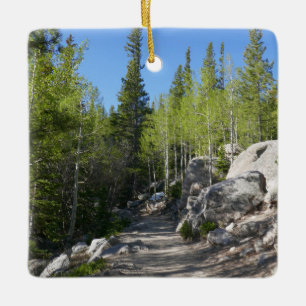 Trail to Alberta Falls Ceramic Ornament