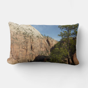 Trail to Angels Landing in Zion National Park Lumbar Cushion
