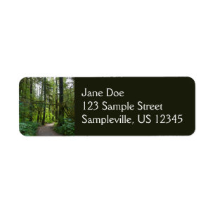 Trail to Marymere Falls I Return Address Label