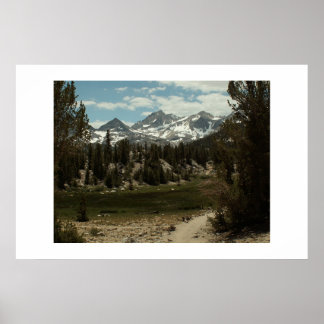 Trail to Morgan Pass. High Sierra Poster