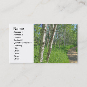 Trail Trough Aspens Business Card