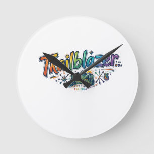 Trailblazer Round Clock