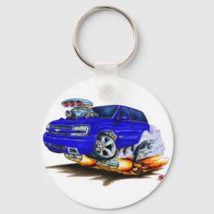 Trailblazer SS Blue Truck Key Ring