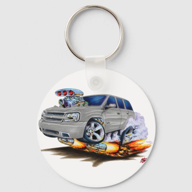 Trailblazer SS Silver Truck Key Ring (Front)
