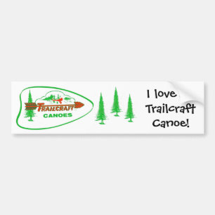 Trailcraft Canoe Bumper Sticker
