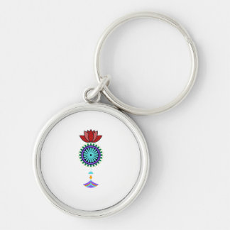 Trailer spiritual with lotus blossom key ring