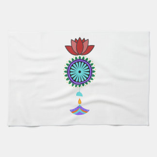 Trailer spiritual with lotus blossom tea towel