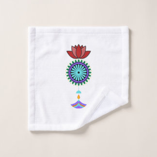Trailer spiritual with lotus blossom wash cloth