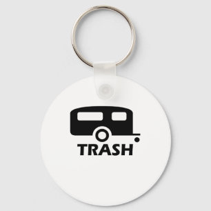 "Trailer Trash" Key Ring