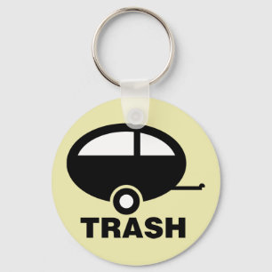 Trailer Trash ~ RV Travel Camping Key Ring