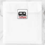 Trailer Trash Square Sticker (Bag)