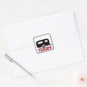Trailer Trash Square Sticker (Envelope)