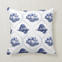 Trailer Trash Toile [throw pillow]