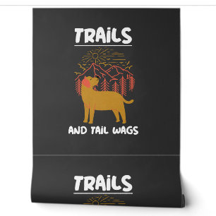 Trails and tail Wags Labrador Retriever Wallpaper