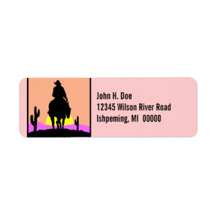 Trails end style address LABEL ~EZ2 Change Info Return Address Label