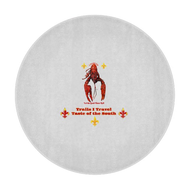 Trails I Travel Cutting Board (Front)