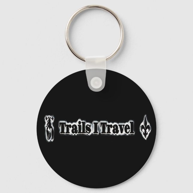 Trails I Travel Keychain (Front)