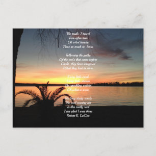 Trails I Travel Poem Card