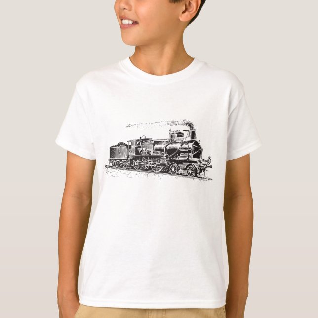 Train 03 - Black T-Shirt (Front)