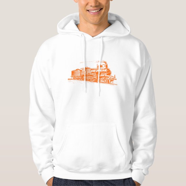 Train 03 - Orange Hoodie (Front)