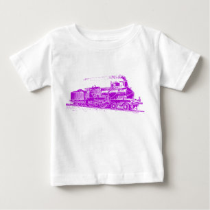 Train 03 - Purple Baby T-Shirt