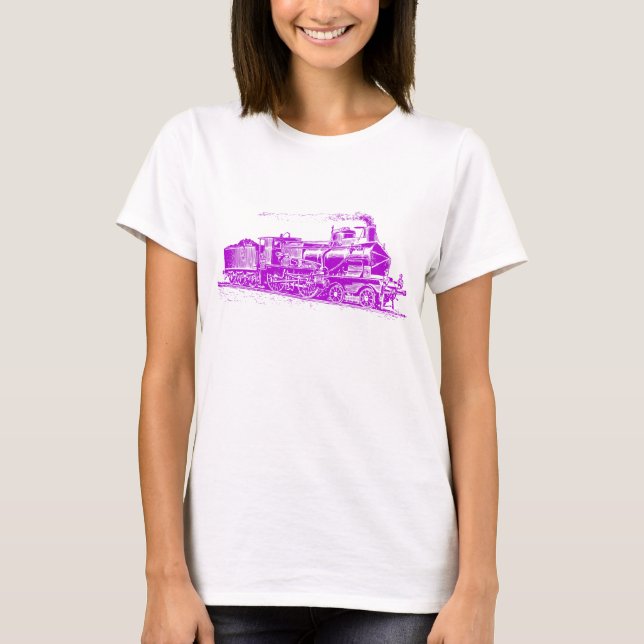 Train 03 - Purple T-Shirt (Front)