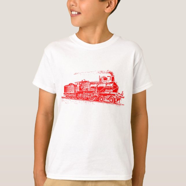 Train 03 - Red T-Shirt (Front)