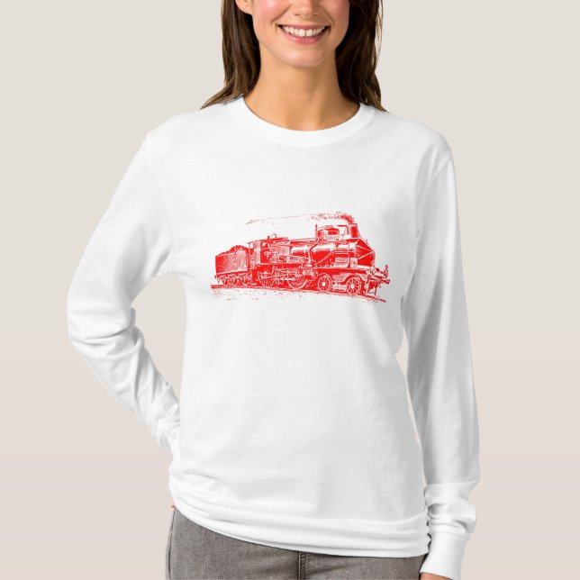 Train 03 - Red T-Shirt (Front)