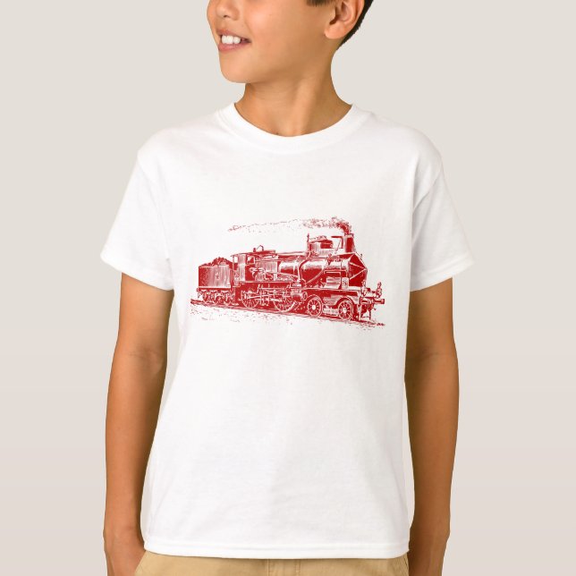 Train 03 - Ruby Red T-Shirt (Front)