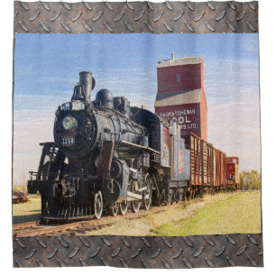 Train 1 Image Options Shower Curtain