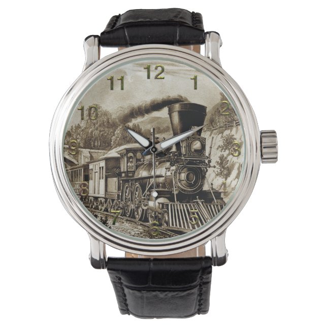 Train 32 Watch & Numeral Options (Front)