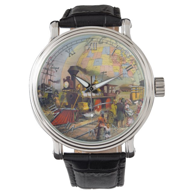 Train 33 Watch & Numeral Options (Front)