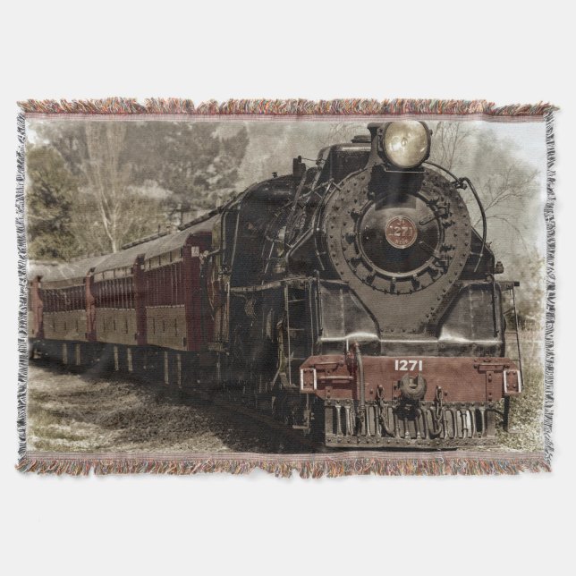 Train 6 Throw Blanket (Front)