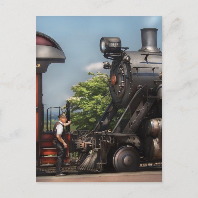Train - Alllll Aboard Postcard (Front)