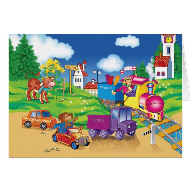 train and car (Front Horizontal)