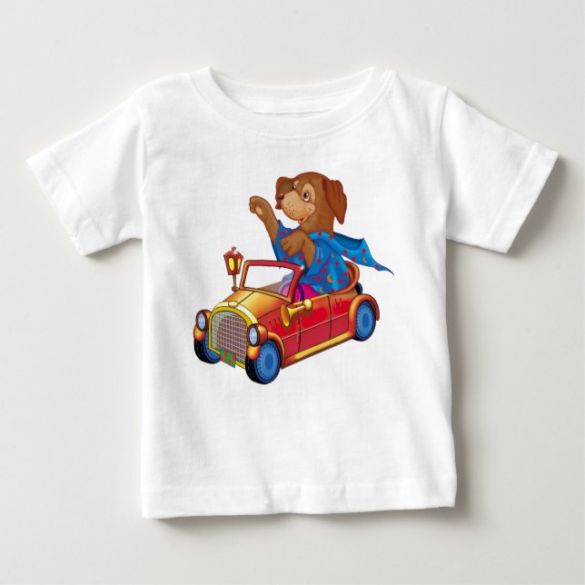 train and car baby T-Shirt (Front)
