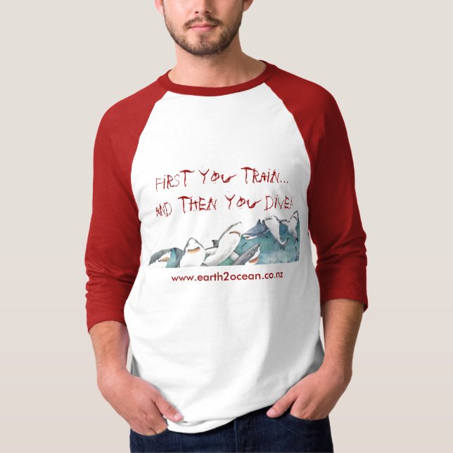 'Train and Dive' Tee (Front)