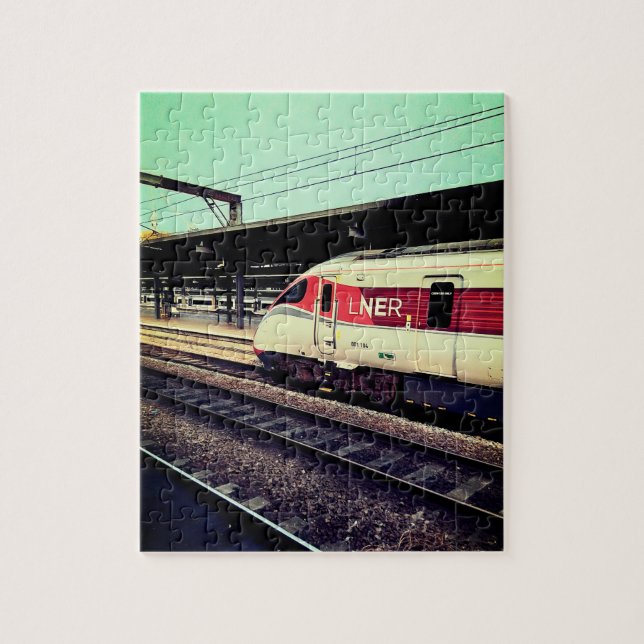 Train , at Leeds station. Jigsaw Puzzle (Vertical)