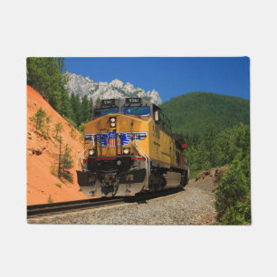 TRAIN BELOW THE CRAGS DOORMAT