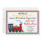 Train Birthday Invitations