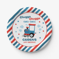 Train Birthday Party Decor Chugga Chugga Two Two