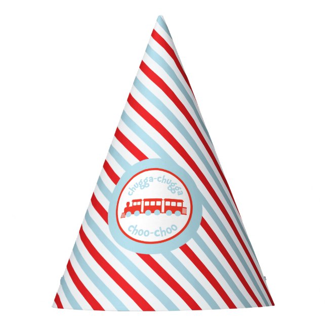 Train Birthday Party Hats (Front)