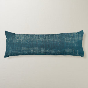 Train Blueprint I Body Cushion