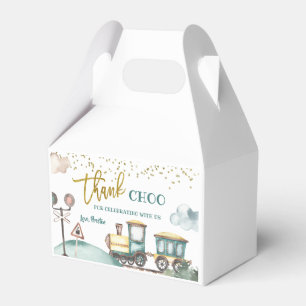 Train Boy Birthday Favour Gift Boxes