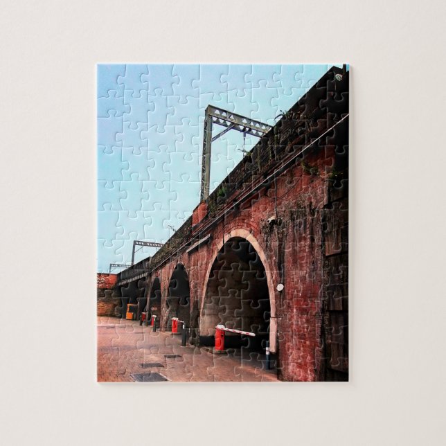 Train bridge jigsaw puzzle (Vertical)